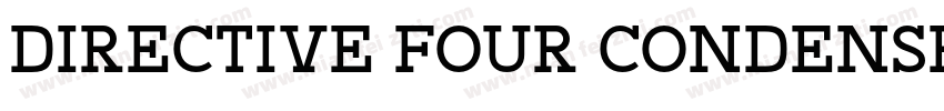 Directive Four Condensed Bold字体转换